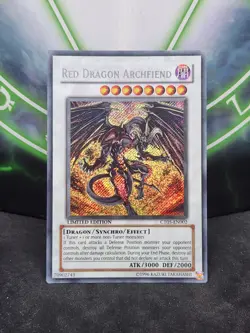 Yugioh Red Dragon Archfiend CT05-EN002 Secret Rare Limited Edition LP - Image 1