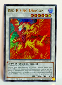 Yu-Gi-Oh Red Rising Dragon SDCK-EN048 Ultra Rare 1st Edition - Image 1