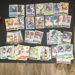 Bandai One Piece Card Game 82 card lot - Image 1