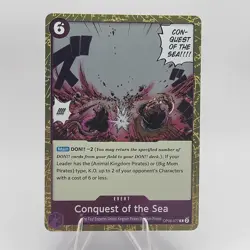 Conquest of the Sea #OP08-077 Two Legends - One Piece CCG - Image 1