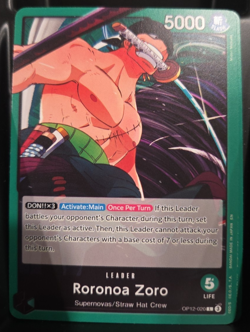 Roronoa Zoro OP12-020 Leader One Piece: Legacy of the Master English - Image 1