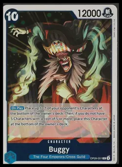 Emperors in the New World #OP09-051 Buggy (051) - One Piece CCG - Image 1