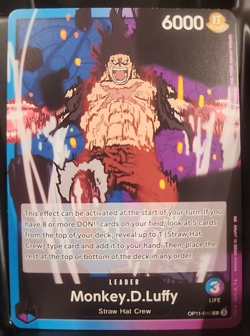 Monkey.D.Luffy Regular OP11-040 A Fist of Divine Speed ONE PIECE CCG ENGLISH - Image 1