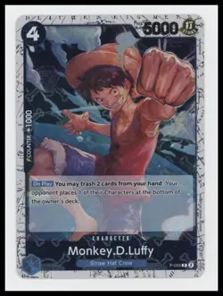 PRB-01 -The Best- One Piece CCG Blue Jolly Roger Foil Parallels -Pick List- - Image 1