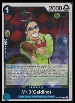 Emperors in the New World #OP09-056 Mr.3(Galdino) - One Piece CCG - Image 1