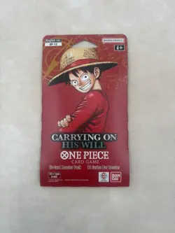 One Piece Carrying On His Will Sleeved Booster Pack (OP-13) FACTORY SEALED - Image 1