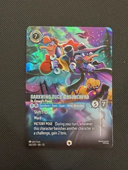 Darkwing Duck & Launchpad Enchanted Disney Lorcana Attack Of The Vine - Image 1