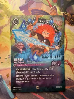 Disney Lorcana Merida Wisp Conjurer Enchanted 231/207 NM - Image 1