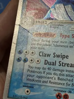 Salamence ex (Delta Species) 98/101 Dragon Frontiers Holo - Image 4