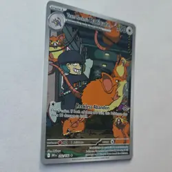 The Pokemon Company Team Rocket's Raticate 202/182 Sv10 IR Holo ENG 2025 90HP - Image 2