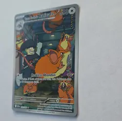 The Pokemon Company Team Rocket's Raticate 202/182 Sv10 IR Holo ENG 2025 90HP - Image 3