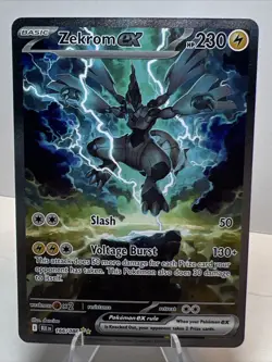 LP+ Zekrom ex 166/086 Black Bolt AUTHENTIC Pokemon Card - Image 1
