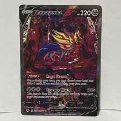 Zamazenta V GG54/GG70 SWSH Pokemon Card: Crown Zenith: Galarian Gallery Holo - Image 1