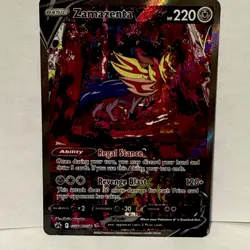 Zamazenta V GG54/GG70 SWSH Pokemon Card: Crown Zenith: Galarian Gallery Holo - Image 3