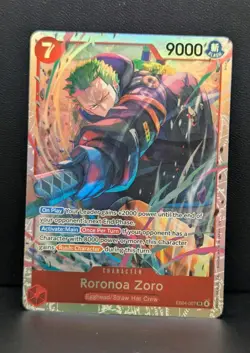 Roronoa Zoro EB04-007 SR ENGLISH OP15 One Piece card - Image 1