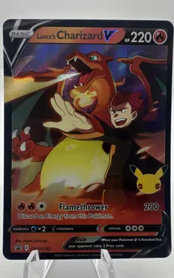 Lance's Charizard V SWSH133 SWSH: Sword & Shield Promo Cards Holo - Image 1