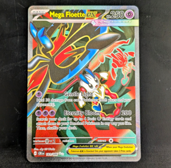 Mega Floette ex 101/086 Me04: Chaos Rising Holo Pokemon TCG Near Mint Card - Image 1
