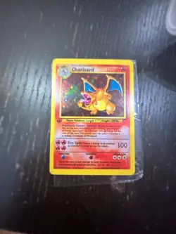 Charizard 4/102 Base Set Holographic Pokemon Card - Image 1