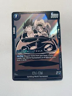 Chi-Chi SB01-019 Rare Manga Booster 01 Holo Dragon Ball Super Card Game DBZ - Image 1
