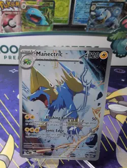Manectric 089/084 IR Pitch Black English Pokemon Card NM/M - Image 1