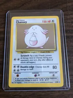 Pokemon TCG Chansey Expedition Base Set Holo Rare Card - Image 1