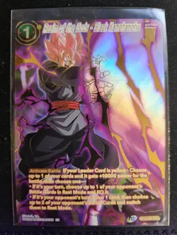 Dragon Ball Super Card Game Realm of the Gods - Black Kamehameha BT16-092 SPR - Image 1