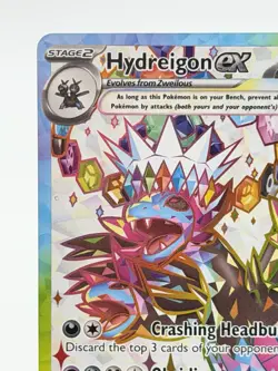 Hydreigon ex 223/191 Ultra Rare Surging Sparks Holo Pokemon Card NM - Image 2