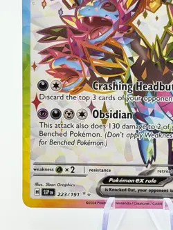 Hydreigon ex 223/191 Ultra Rare Surging Sparks Holo Pokemon Card NM - Image 5