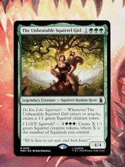 The Unbeatable Squirrel Girl #193 Marvel x Magic the Gathering Card Rare NM 🐿 - Image 2