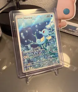 Pokemon TCG Horsea Sv: Shrouded Fable 067/064 Illustration Rare Holo Full Art - Image 1