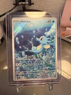 Pokemon TCG Horsea Sv: Shrouded Fable 067/064 Illustration Rare Holo Full Art - Image 2