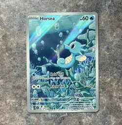 Pokemon TCG Horsea Sv: Shrouded Fable Illustration Rare Reverse Holo 067/064 - Image 1