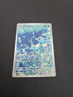 Pokemon TCG Horsea 067/064 SV: Shrouded Fable Illustration Rare Holo English - Image 3