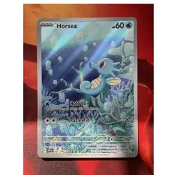 Pokemon TCG Horsea 067/064 SV: Shrouded Fable Illustration Rare Holo English - Image 1
