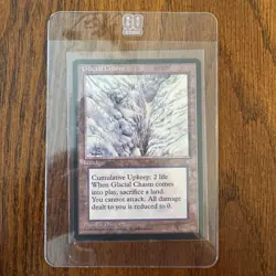 Glacial Chasm Ice Age Regular MTG 1995 Vintage - Image 3