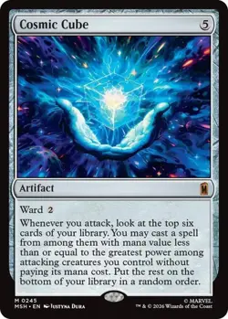 Cosmic Cube Foil 245 Marvel Super Heroes Magic the Gathering - Image 1