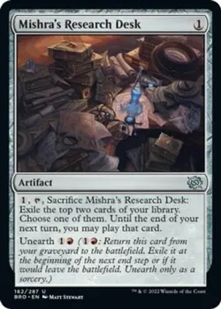 Mishra's Research Desk [BRO - 162] NM - Image 1