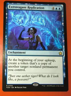 MTG: EXTRAVAGANT REPLICATION, 0154, REGULAR FINISH, FDN, NM, RARE - Image 1