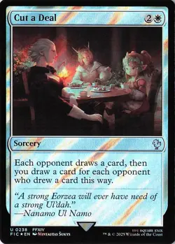 Cut a Deal (Surge Foil) U Commander: FINAL FANTASY 238 NM - Image 1