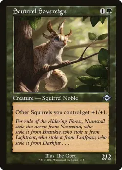 NM - Squirrel Sovereign (Retro Frame) [MH2 - 415] Modern Horizons 2 - Image 1