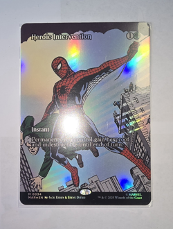 MTG MAR Heroic Intervention (Borderless) #34 Foil NM/M - Image 1