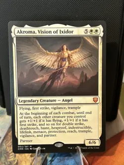 Akroma, Vision of Ixidor 2 Mythic Commander Legends Magic: The Gathering LP - Image 1