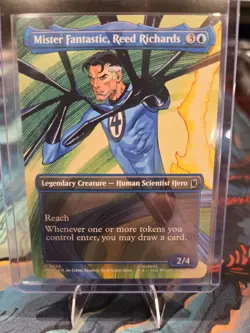 Mister Fantastic, Reed Richards (Borderless) 320 Marvel Magic: The Gathering NM - Image 1