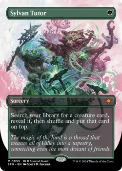 Sylvan Tutor (Borderless) Special Guests Mythic NM Magic: The Gathering Normal - Image 1