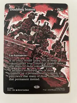 Doubling Season (Borderless) Teenage Mutant Ninja Turtles MTG Regular - Image 1