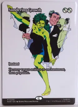 Sundering Growth [New, Near Mint] Borderless {Marvel Super Heroes} - Image 1