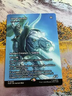 Doom Variant - Roaming Throne (Borderless) - 99 / English / Near Mint MTG - Image 3