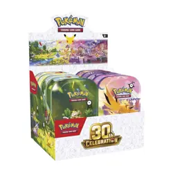 Pokemon 30th Anniversary Celebration Mini Tin Display PRESALE - Image 1