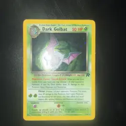 Pokemon Dark Golbat 7/82 Team Rocket Holo Rare 1st Edition 50 HP Stage 1 - Image 1