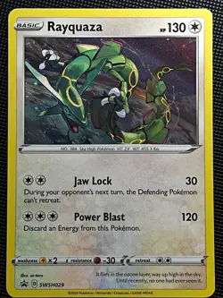 Pokemon Rayquaza SWSH029 SWSH Promo Holo English - Image 1